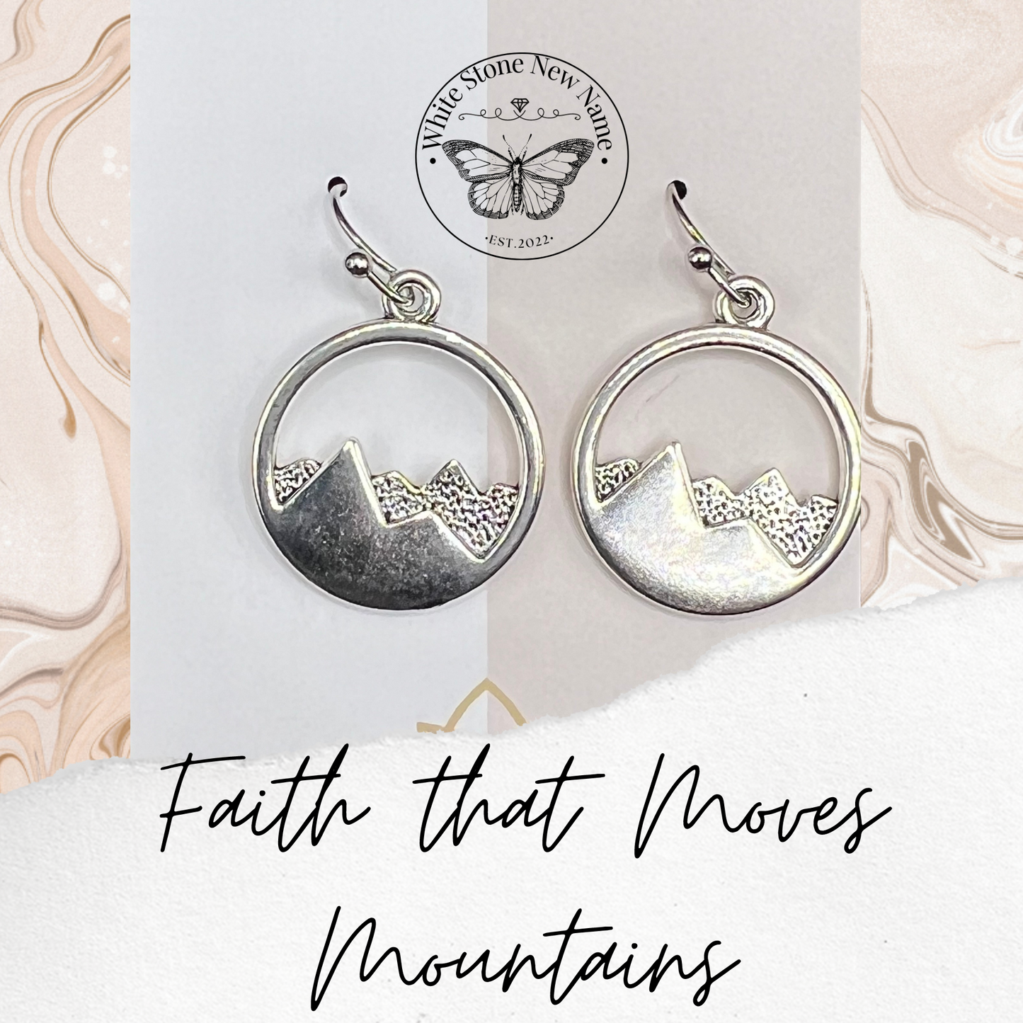 Faith That Moves Mountains Earrings