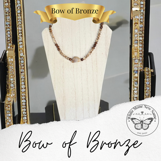 Bow of Bronze Necklace and Bracelets