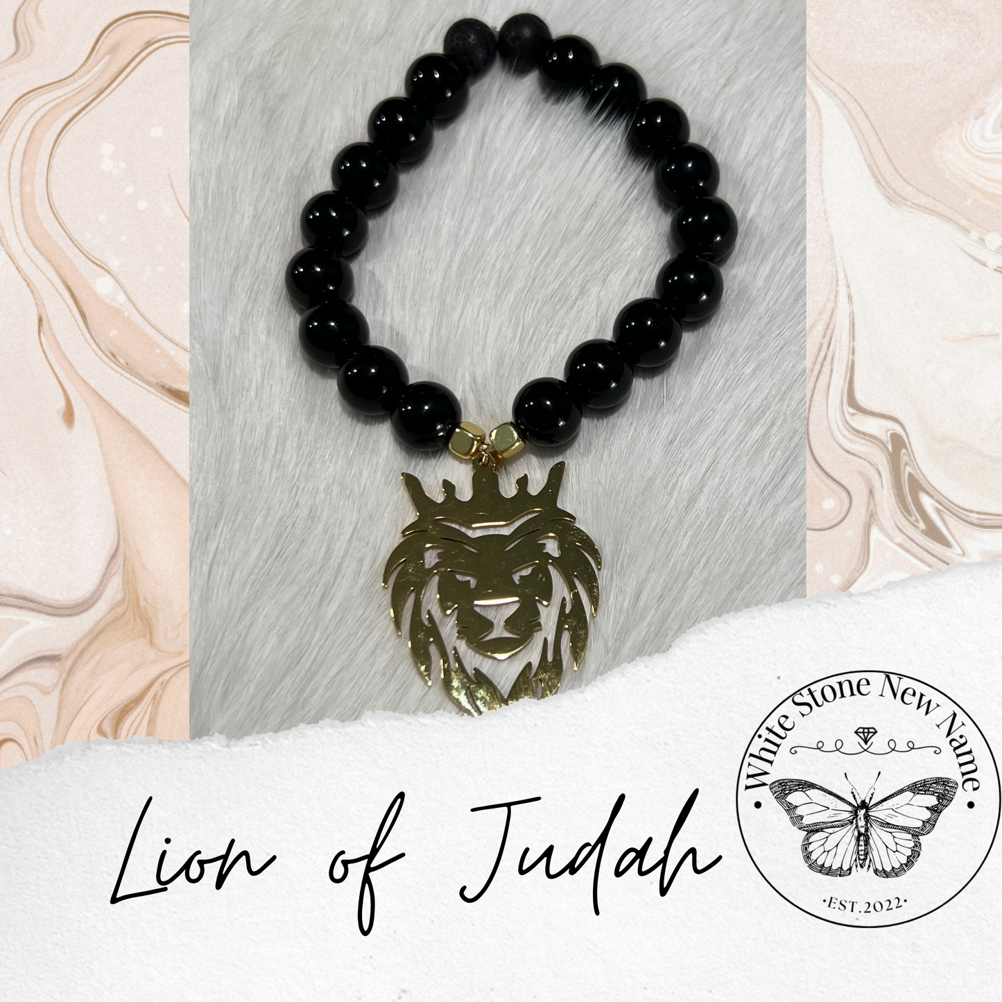 Lion of Judah Stretchy Bracelet