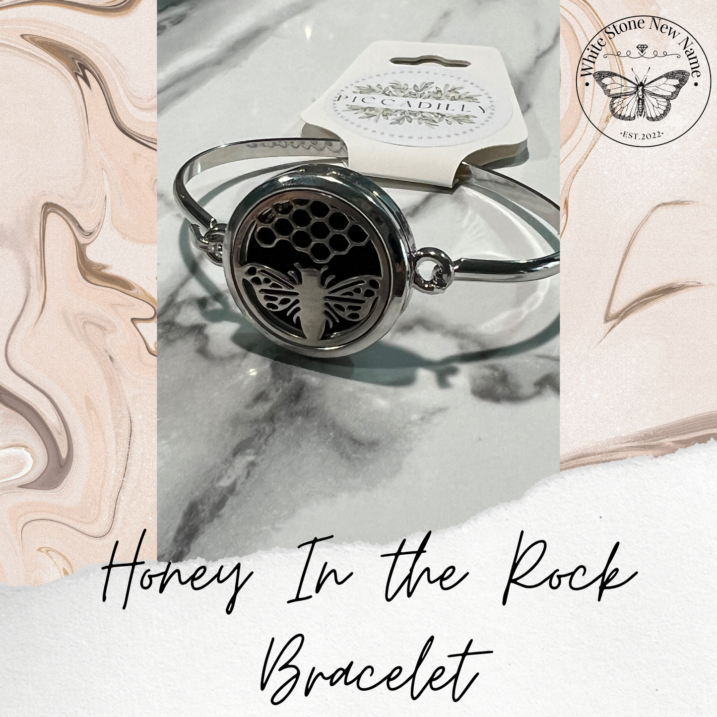 Honey in The Rock Aromatherapy Bracelet