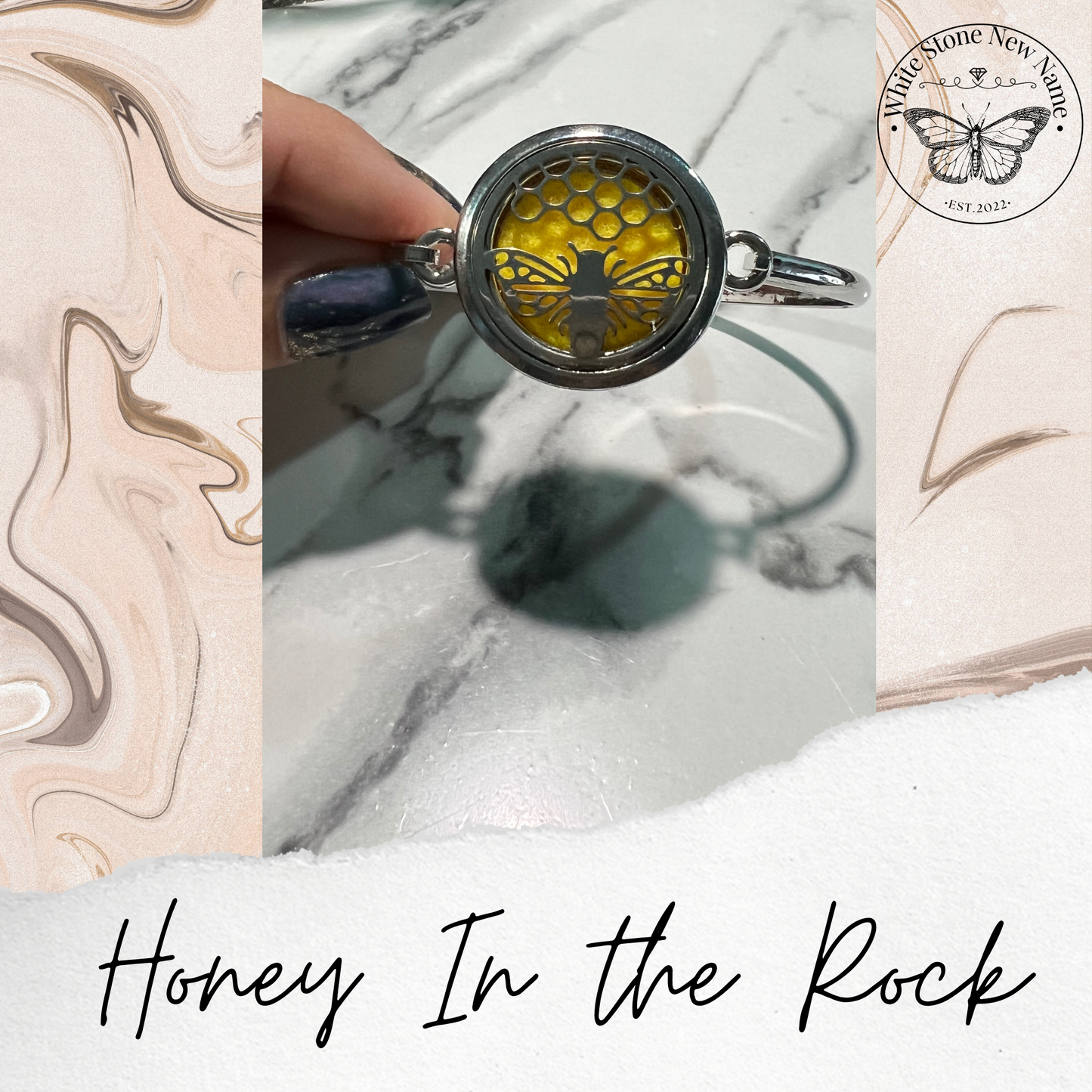 Honey in The Rock Aromatherapy Bracelet