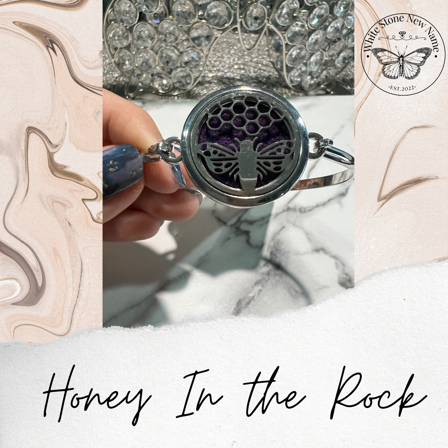 Honey in The Rock Aromatherapy Bracelet